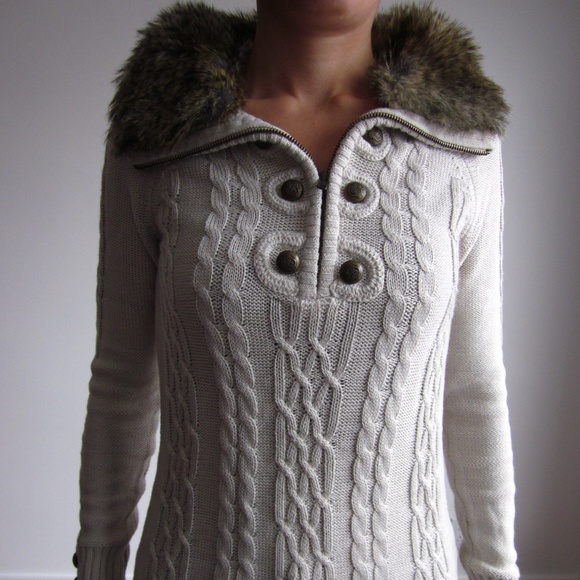 Simons Twik - Beige Knit Sweater - Picture 1 of 6